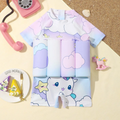 Girls' Children's 2 Piece Set Buoyancy Swimsuit for Infants Swimming Clothes Chiffon Cut-out Drop Shipping