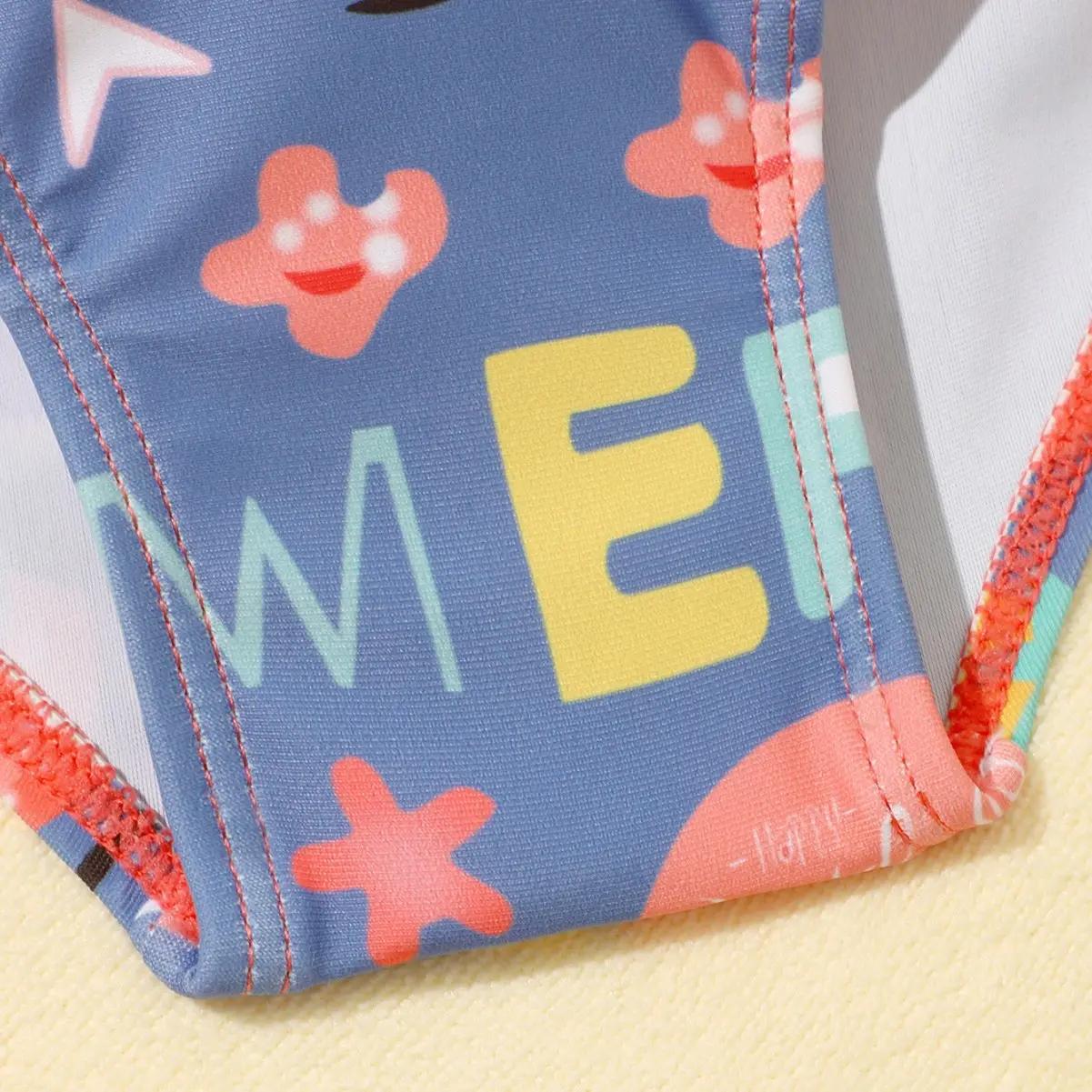 Girls 2 Piece Set Chiffon Cut-out Buoyancy Swimsuit for Infant Toddler Swimming Baby Swimwear Dropshipping Children's Style