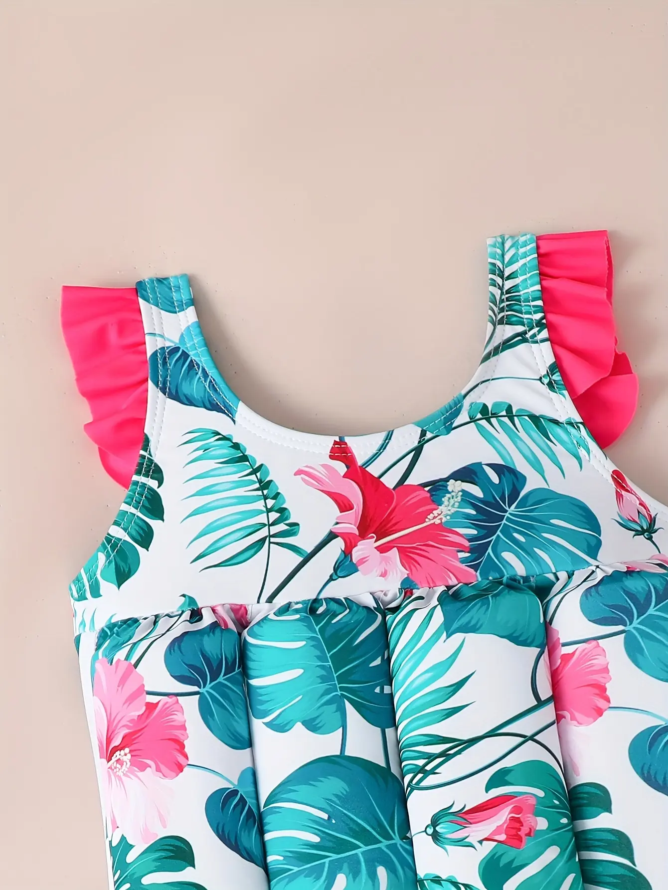 Children's Buoyancy Swimsuit, Girls' Baby Jumpsuit, Quick Drying Belt, Floating, Children's Learning Swimming Equipment
