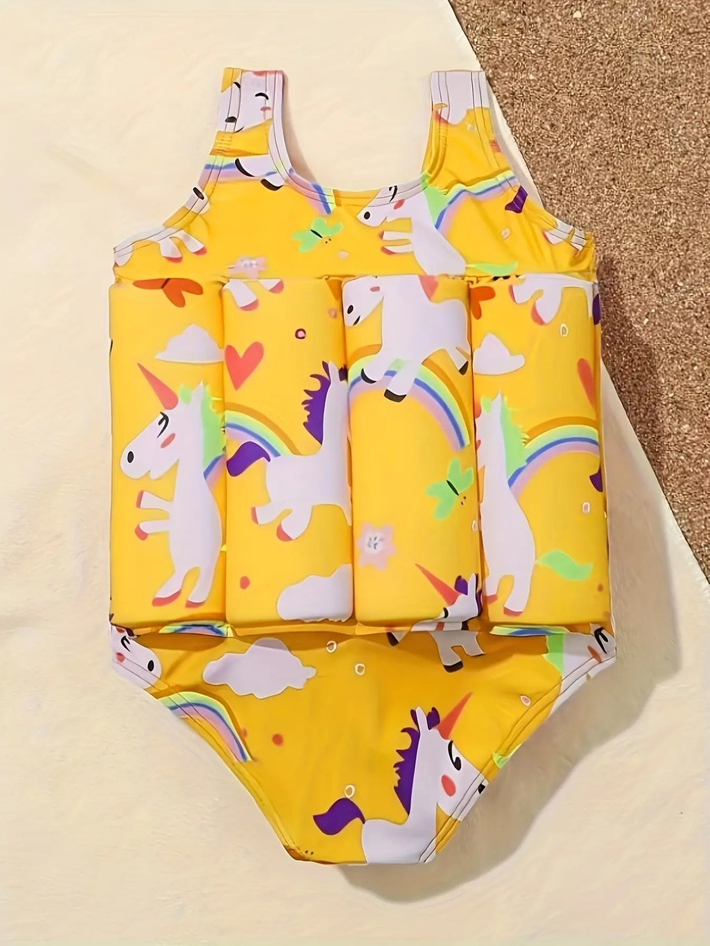 Children's Swimsuits for Boys and Girls, Swimsuits for Infants and Young Children, One-piece Buoyancy Swimsuits, Exterior
