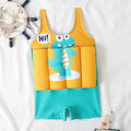 Kids Dinosaur Float Swimwear Suit | Cartoon Printed Baby Swimming Costume with Built-in Floats | Toddler Pool & Beach Wear